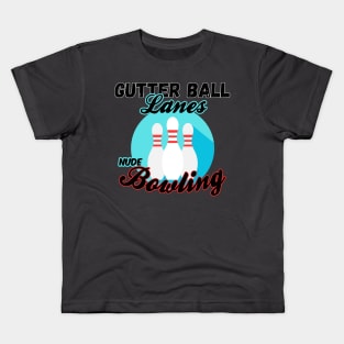 Gutter Ball Lanes Kids T-Shirt